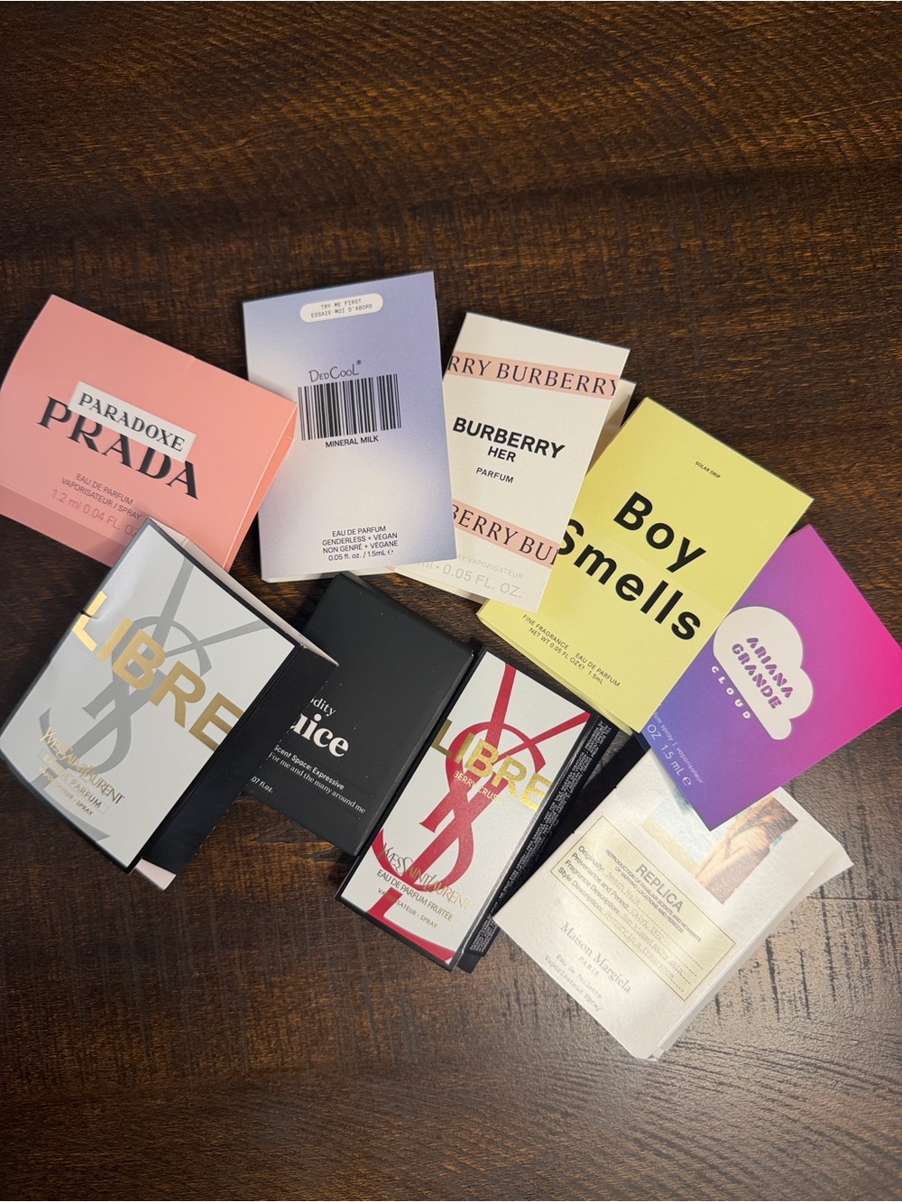 Designer EDP Sample Pack 9 piece-